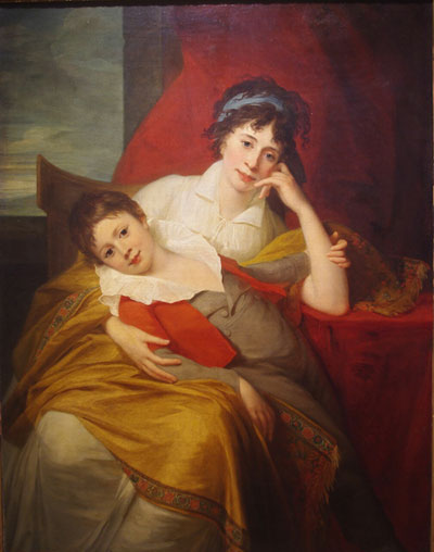 Екатерина-Федоровна-Муравьева-с-сыном-Никитой 1800