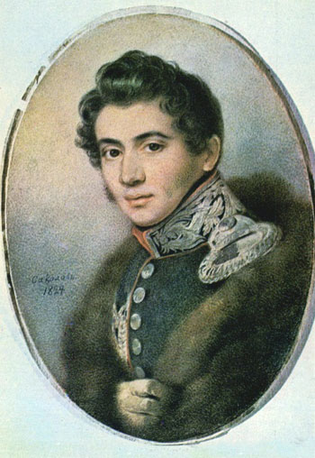 Никита Михайлович Муравьёв. 1824. Портрет работы П.Ф.Соколова.